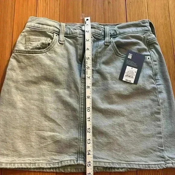 NWT Universal Thread denim light wash mini skirt - Picture 9 of 9
